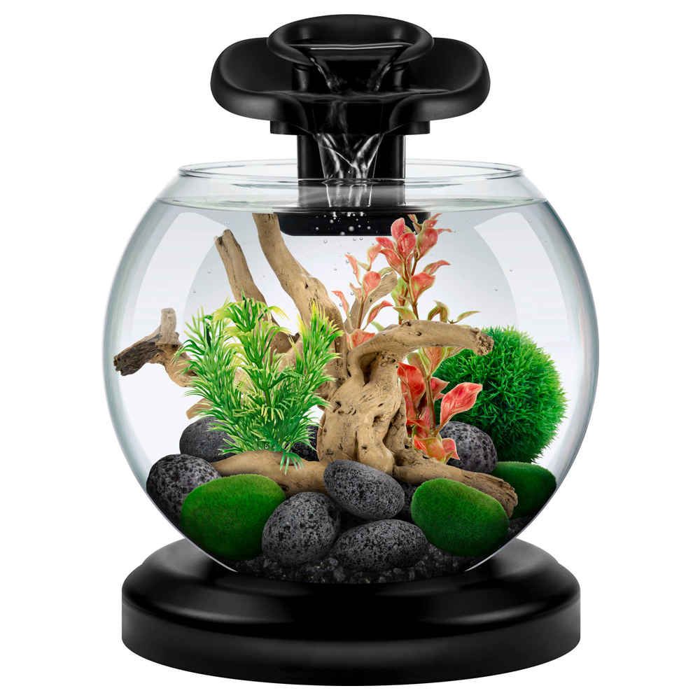 Tetra Aquarium Duo Waterfall Globe De 6,8l Noir