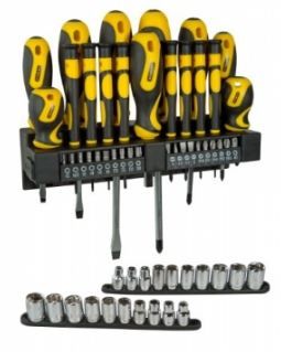 Coffret de vissage STANLEY STHT0 62143 57 pièces Tournevis embouts douilles - vue 2