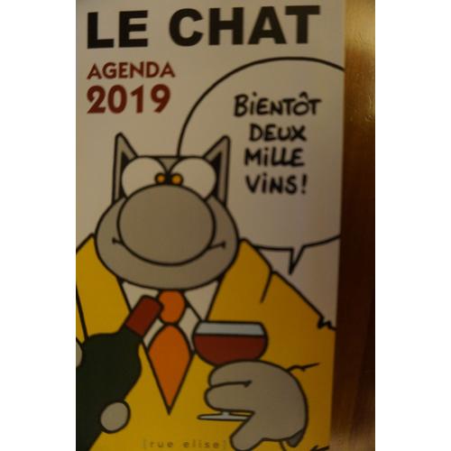 Le Chat Agenda 19 Et Humour Rakuten