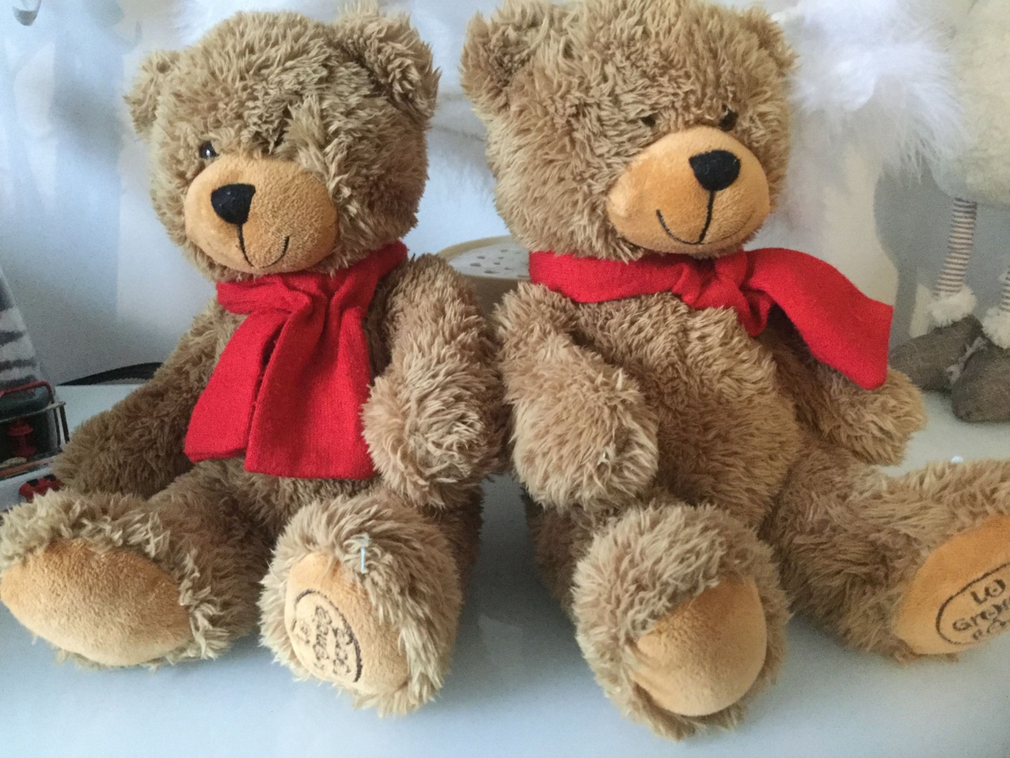 2 Peluches Ours La Grande Recre Naissance Anniversaire Bapteme Rakuten