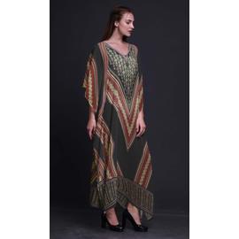 Phagun Africain Longue Caftan Maxi Robe Plage Maillot De Bain Couvrir Up Caftan Femme