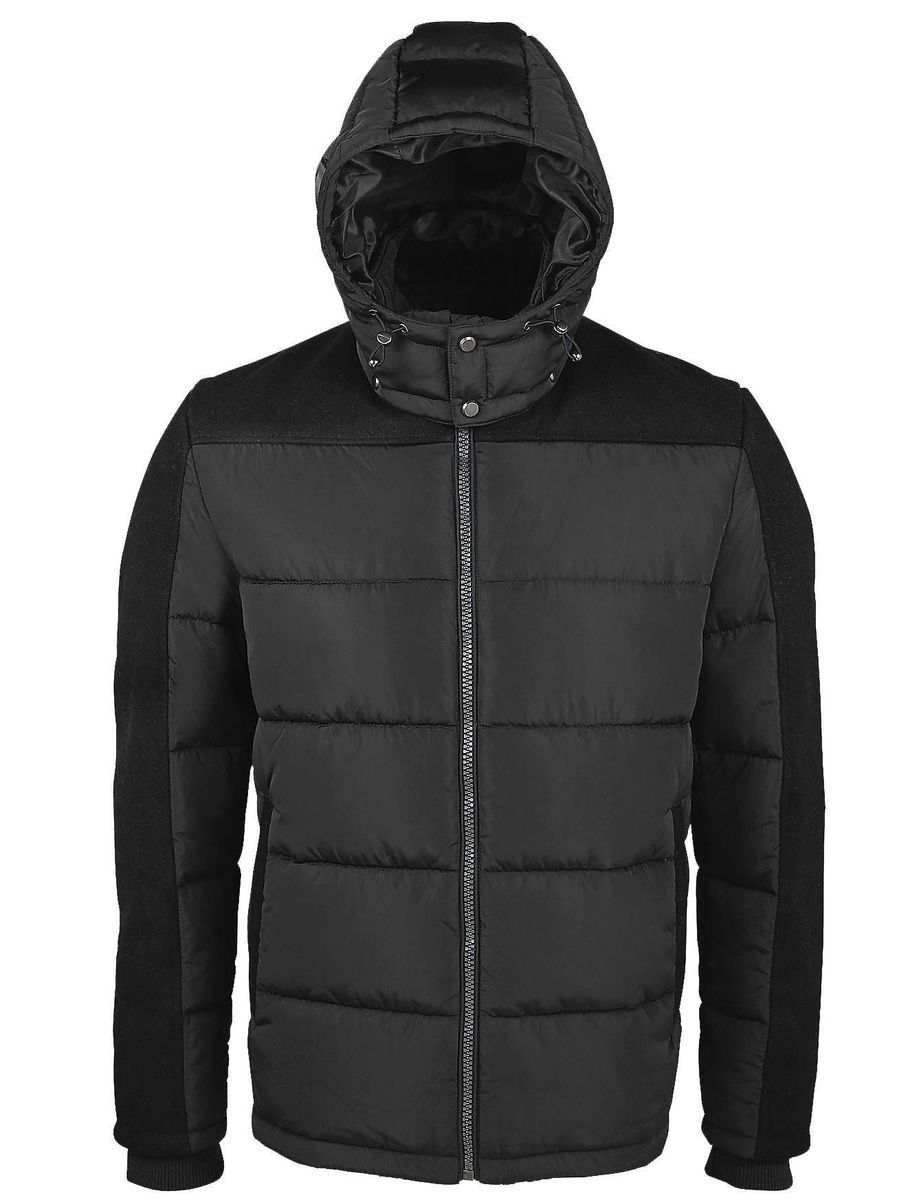 Doudoune Chaude ? Capuche Homme - 02886 - Noir