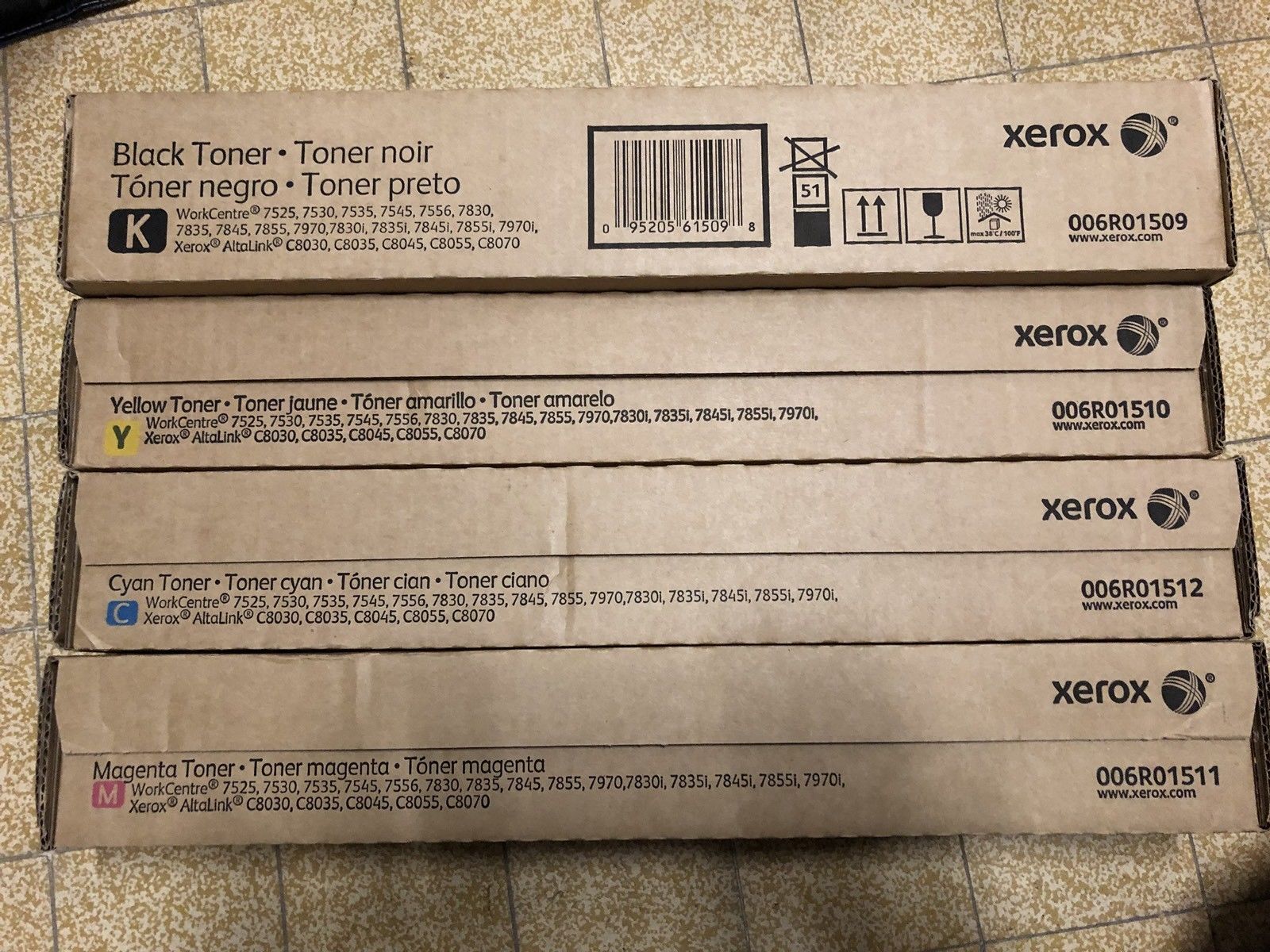 Xerox originale cartouche de toner Mesuré pour WorkCentre 7525 7530 7535 7545 7556 783035i 784555i - vue 2