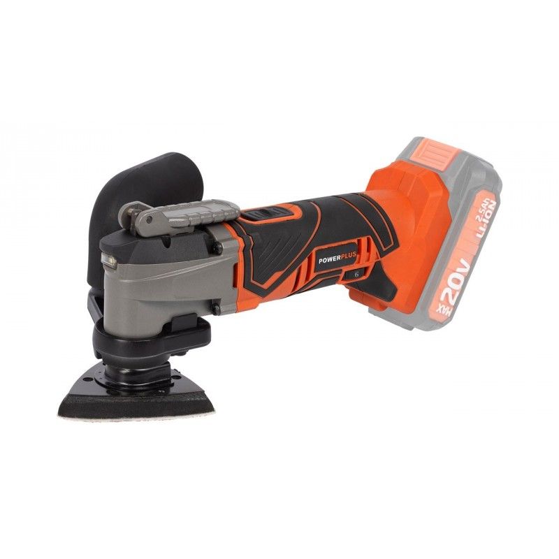 Outil multifonctions oscillant sans fil 20V DUAL POWER POWDP4060 5 accessoires inclus - vue 2