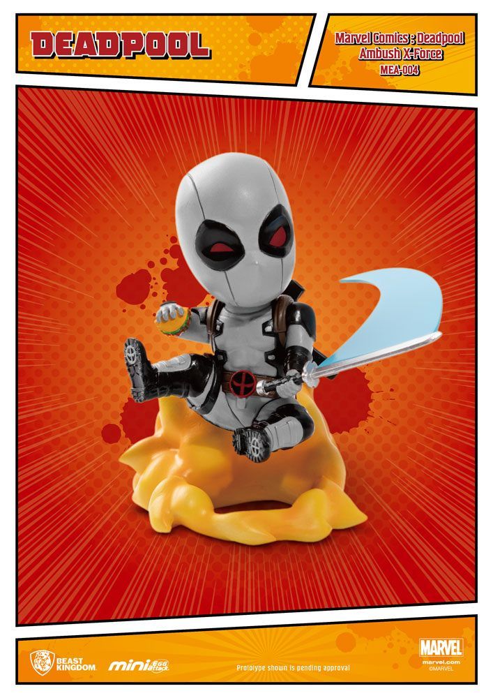 Marvel Comics Figurine Mini Egg Attack Deadpool Ambush X Force Version Sdcc Exclusive 9 Cm
