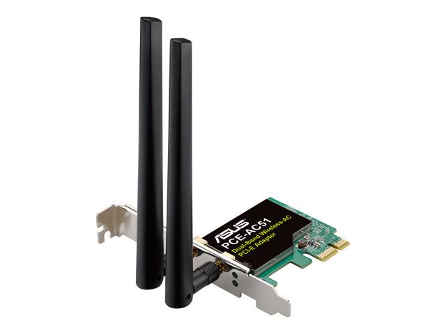 ASUS PCE-AC51 - Adaptateur réseau - PCIe profil bas - Wi-Fi 5