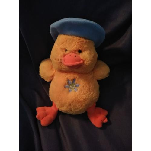 peluche poussin jaune