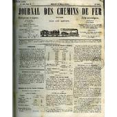 Journal Des Chemins De Fer 3e Annee N 102 Résultat D Adjudication Recettes Des Chemins De Fer Cours Des Actions Chronique De La Semaine Projet - 