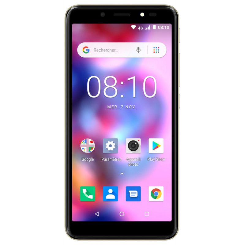Konrow Easy 55 Android 8.1 4G Écran 5.34'' Double Sim 8Go 1Go RAM Or