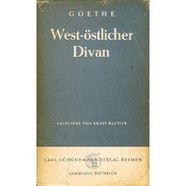 WEST-ÖSTLICHER DIVAN - Goethe