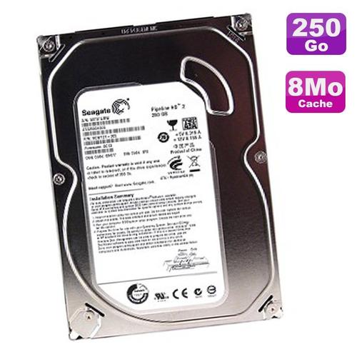Disque Dur Interne Seagate Disque Dur 250Go Sata 3.5" Seagate Video Pipeline St3250312Cs 5900Rpm 8Mo