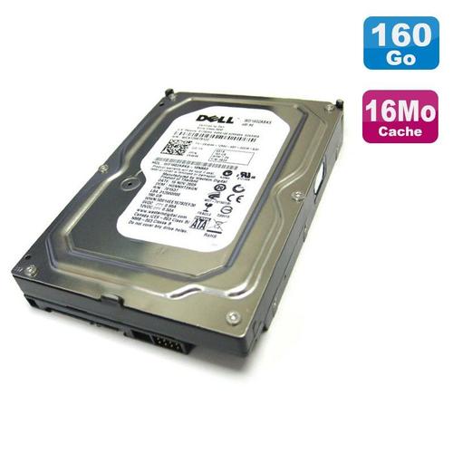 Disque Dur 160Go Sata 3.5" Wd Certifiã© Dell Wd1601Abys-18C0A0 X464K 7200Rpm 16Mo