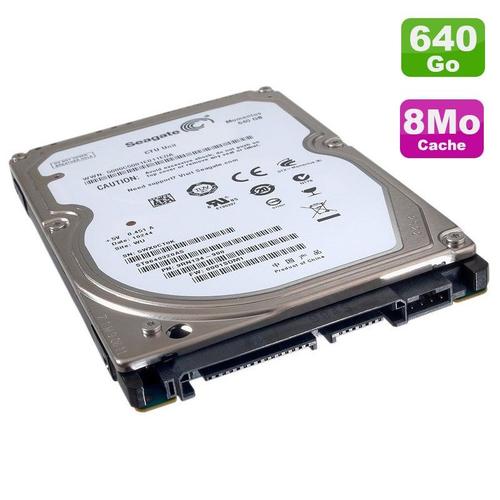 Disque Dur Interne Seagate Disque Dur Pc Portable 640Go Sata 2.5" Seagate Momentus St9640320As 5400Rpm 8Mo