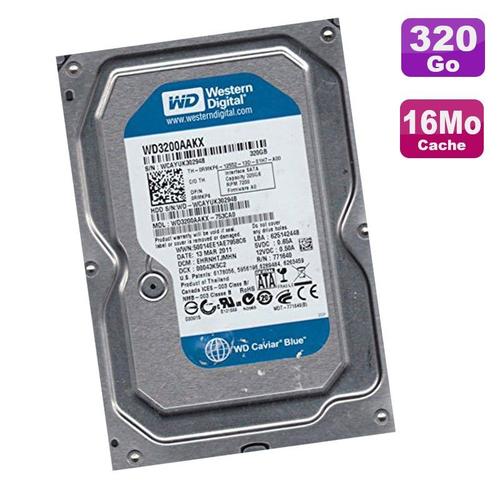 Disque Dur 320Go Sata 3.5" Western Digital Wd3200Aakx-753Ca0 7200Rpm 16Mo