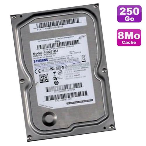 Disque Dur Interne Samsung Disque Dur 250Go Sata 3.5" Samsung Hp Hd251Hj/B 438767-001 7200Rpm 8Mo