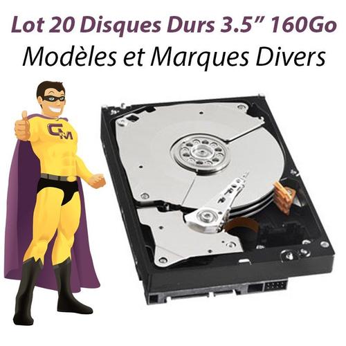 X20 Disque Dur 3.5' 160Go Sata Western Digital Hitachi Samsung Seagate