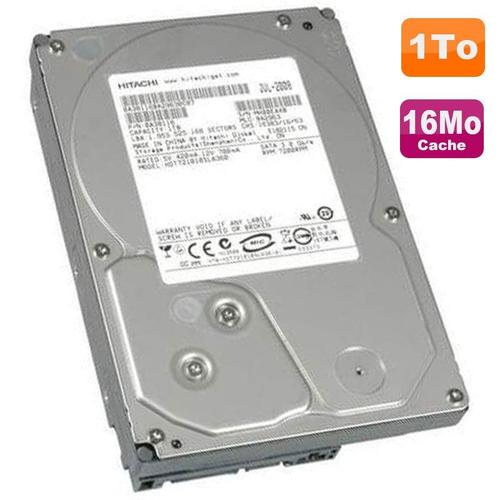 Disque Dur 1To Hitachi Hdt721010Sla360 0A37993 3.5" Sata 3Gb/S 7200Rpm 16Mo