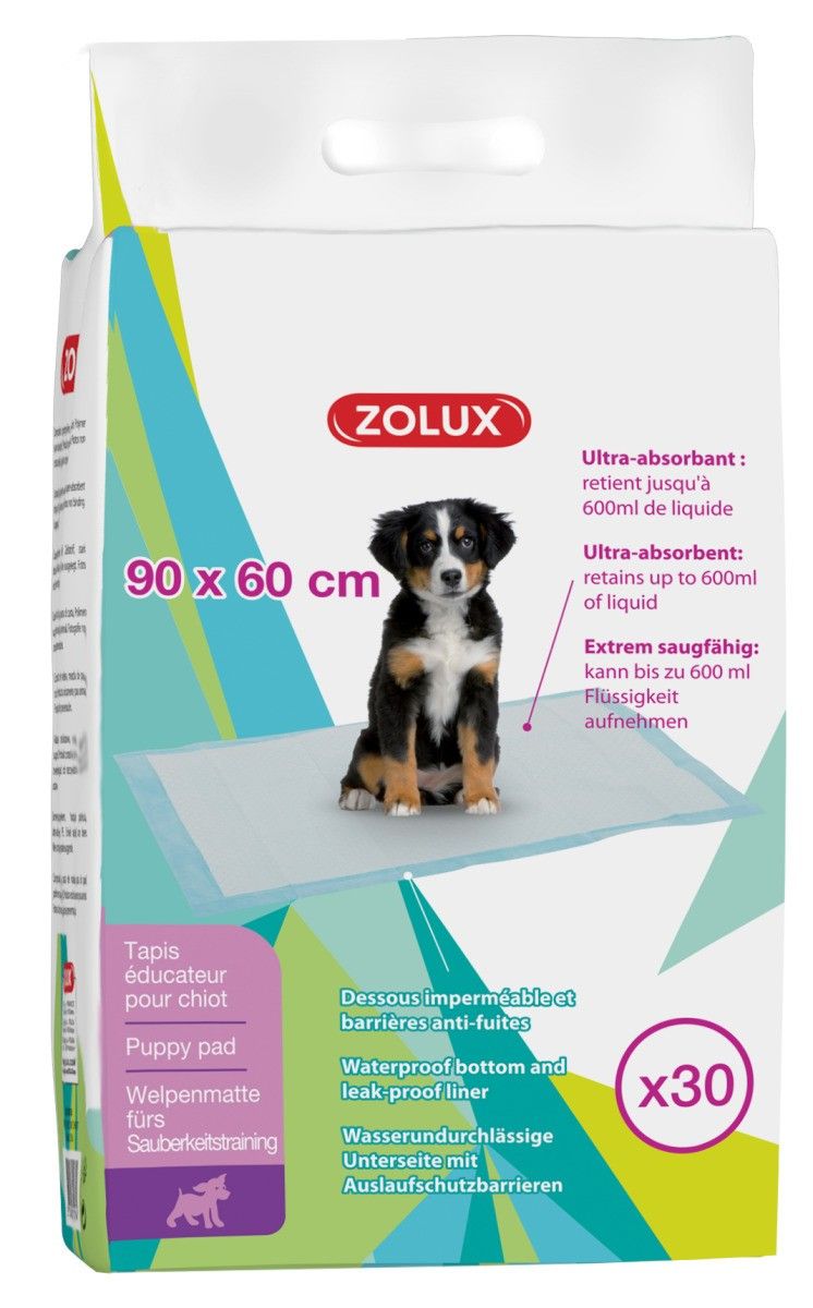 Tapis Éducateurs Pour Chiots X30 - Zolux - 90 X 60 Cm