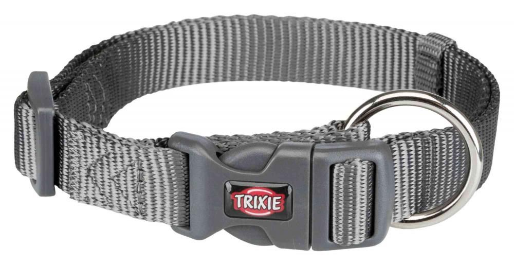 Comparer les prix de Premium Collier - M-L: 35-55 Cm/20 Mm, Gris Graphite