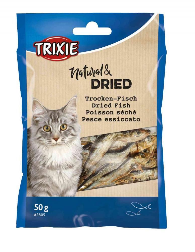 Poisson Séché Pour Chats - 50 G - Lot De 10