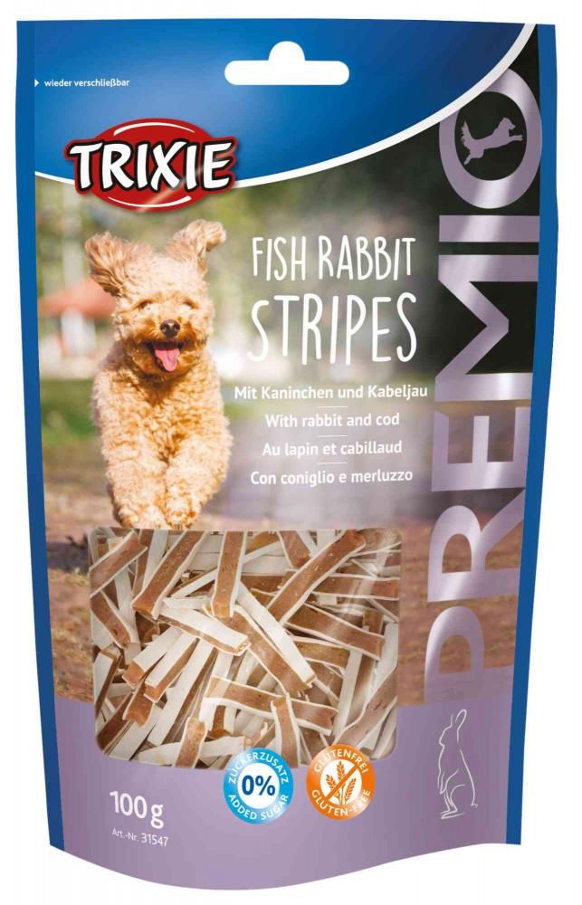 Premio Fish Rabbit Stripes - 100 G - Lot De 20