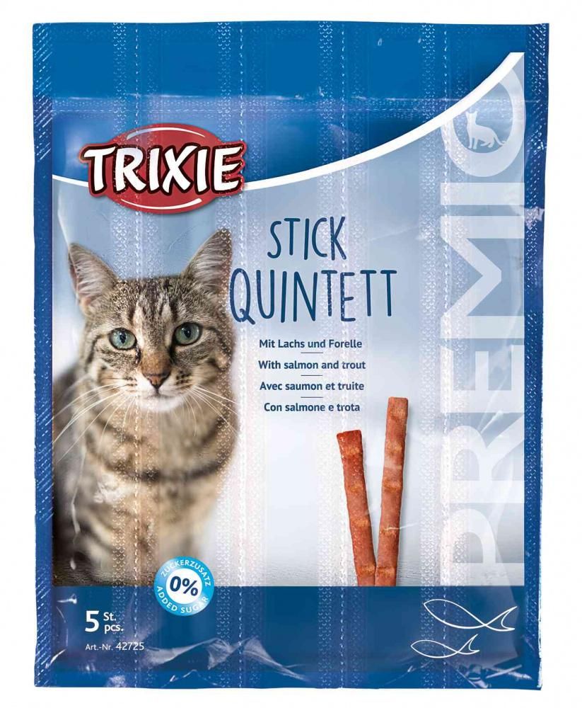 Premio Stick Quintett, Saumon/Truite - 5 X 5 G - Lot De 30