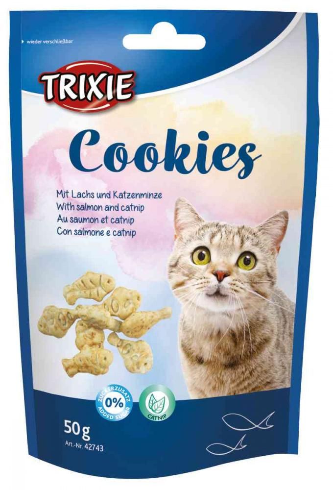 Comparer les prix de Cookies Au Saumon Et Catnip - 50 G - Lot De 10