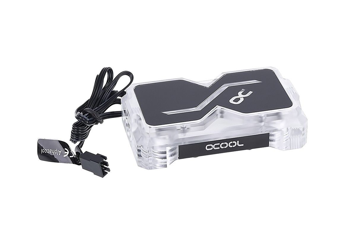 Alphacool GPX SLI Connector Dual Plexi Adressable RGB 3 PCI E Space