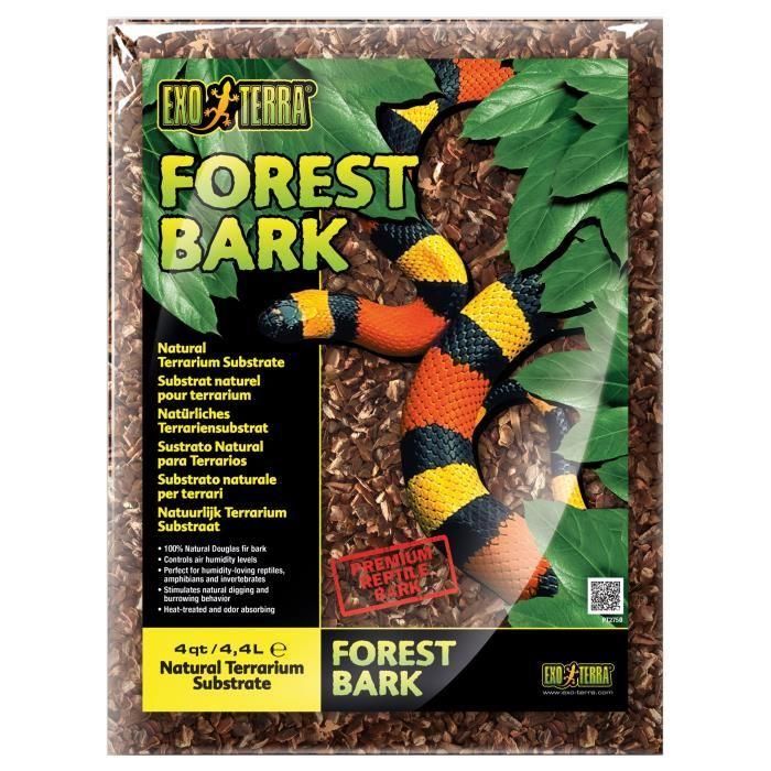 Comparer les prix de Substrat Naturel Forest Bark 4.4 L - Pour Terrarium