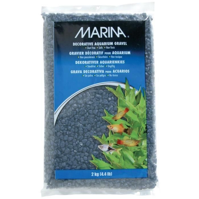 Gravier Bleu Marine Pour Aquarium 2 Kg