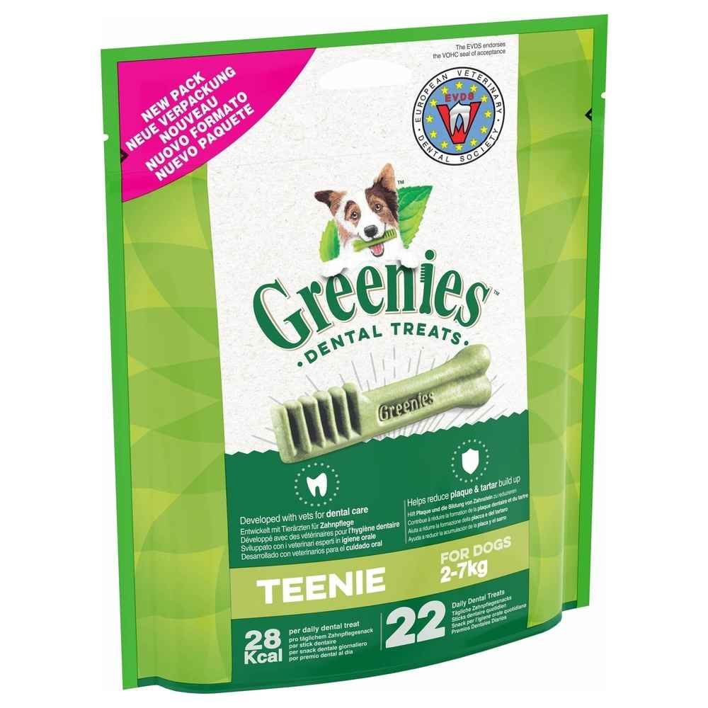 Greenies - Friandises Sticks Dentaires Teenie Pour Chien Mini - X22