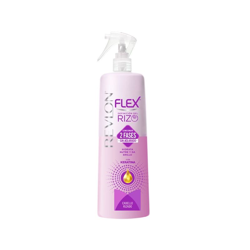 Revlon Flex 2 Phases Apres Shampooing Sans Rincage Cheveux Boucles 400ml
