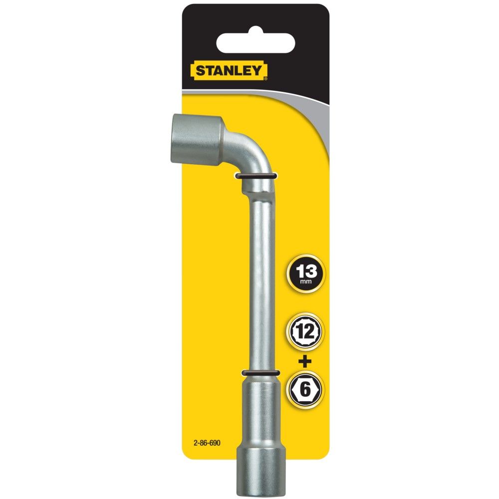Clé à pipe débouchée STANLEY 13 mm Acier chrome vanadium Profil Max iDrive - vue 2