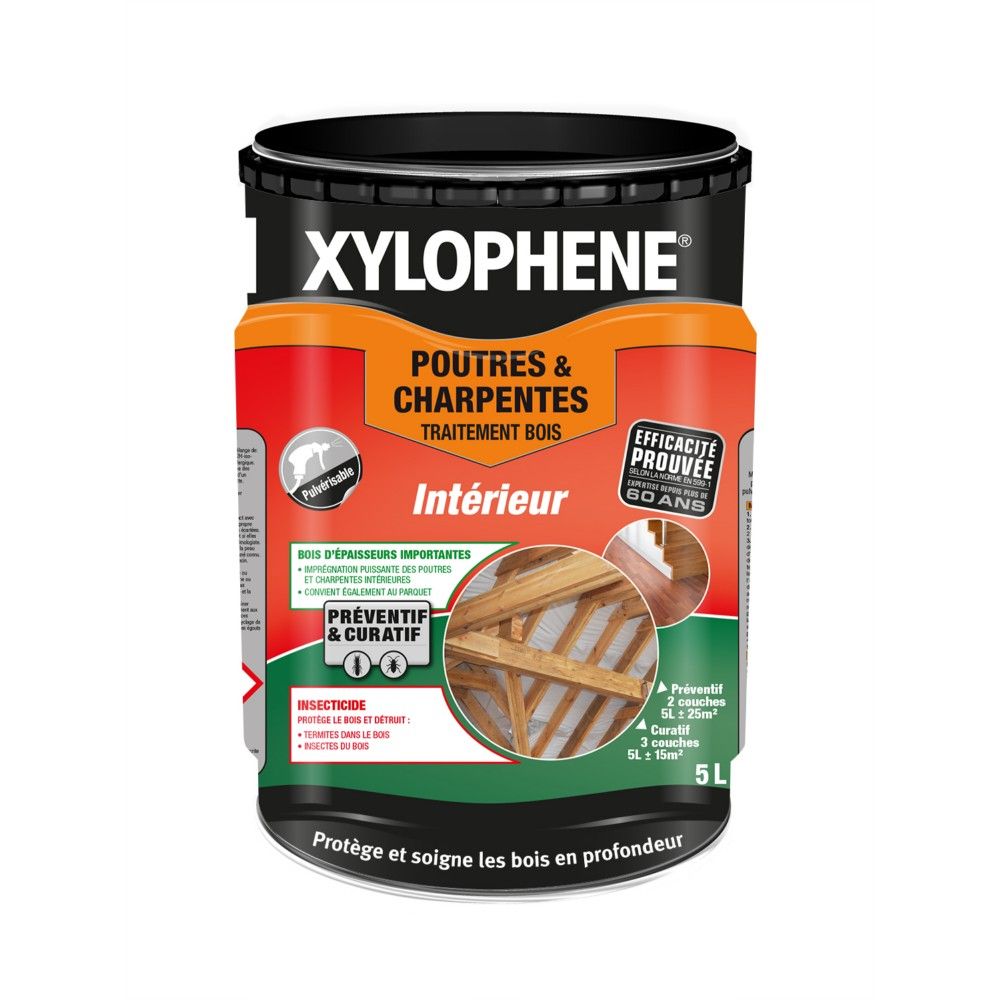 Traitement poutre & charpente XYLOPHENE 5L