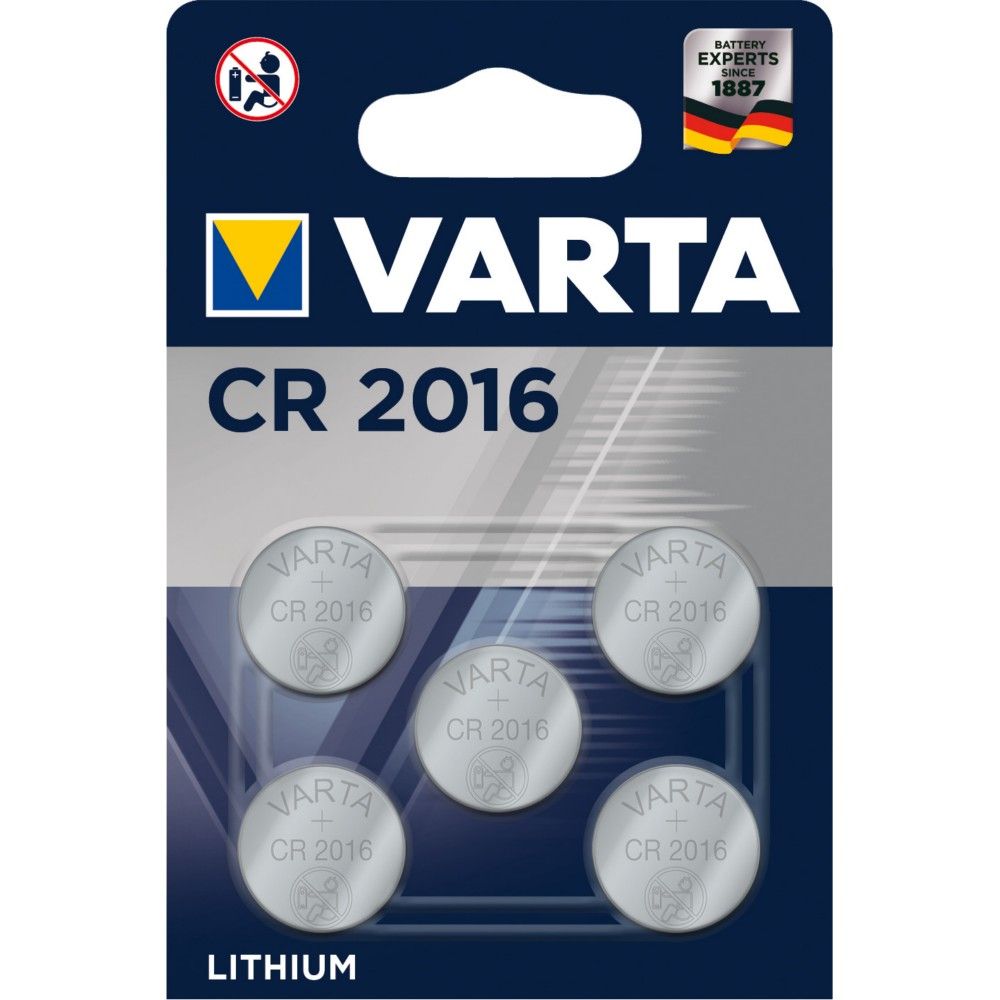 VARTA LITHIUM Coin CR2016 - vue 2
