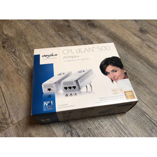 Devolo Dlan 500 Avtriple+ - Starter Kit - Pont - Gige, Homeplug Av (Hpav) - Branchement Mural