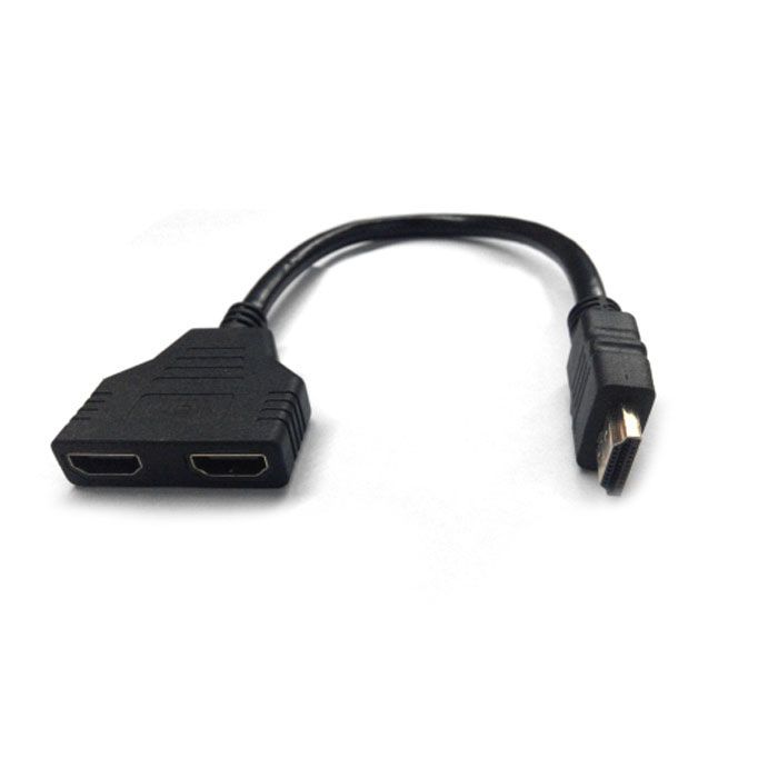 HDMI mâle vers HDMI femelle 2 1 In 2 Out Splitter câble adaptateur convertisseur Adaptateur 46