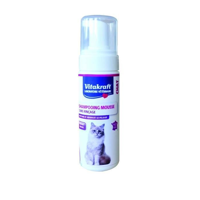 Comparer les prix de Vitakraft Shampooing Mousse - 150 Ml - Pour Chat