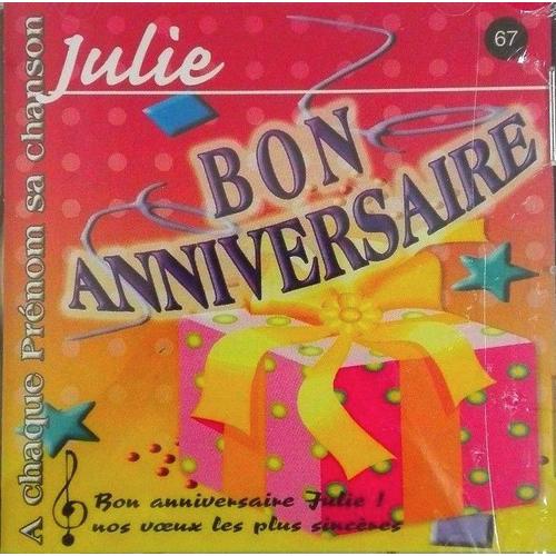 Joyeux Bon Anniversaire Julie Cd Rakuten