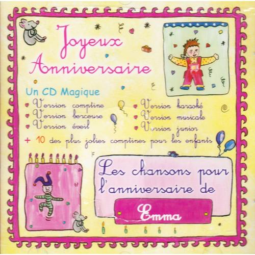 Joyeux Bon Anniversaire Emma Cd Rakuten