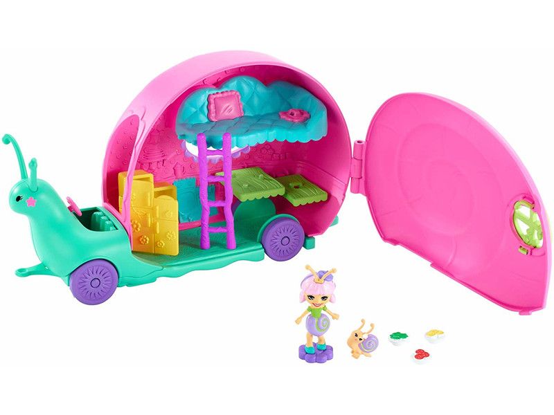 Enchantimals Caravane Escargot Avec Saxon Snail Mattel Gct42