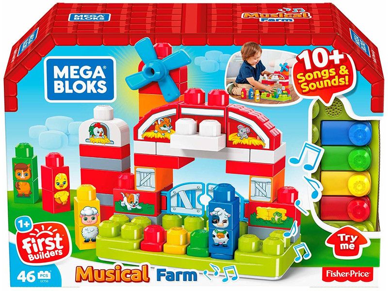 Megabloks Grange Musicale 46 Pièces Mattel Gct50