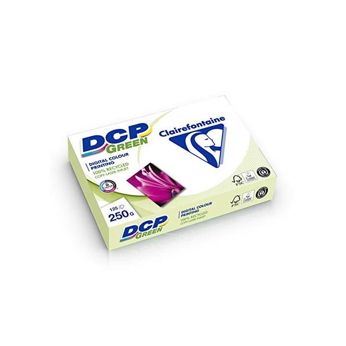 Clairefontaine Lot de 2 Ramettes 125 Feuilles Papier A4 210x297 DCP 100% Recyclé - vue 3