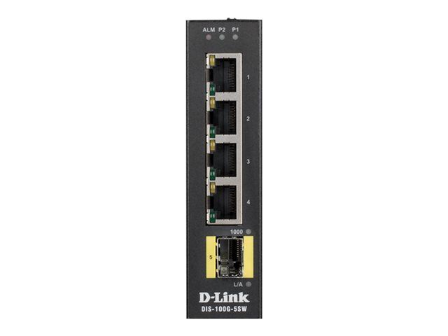D Link 5 PORT UNMANAGED SWITCH - vue 2