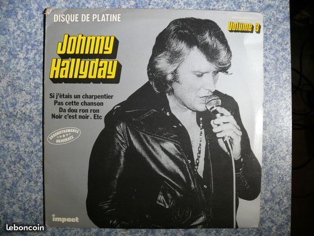 Johnny halliday disque d'occasion  