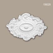 Rosace 156025 Profhome /Élement d/écorative /Élement pour plafond style Rococo-Baroque blanc /Ø 82 cm