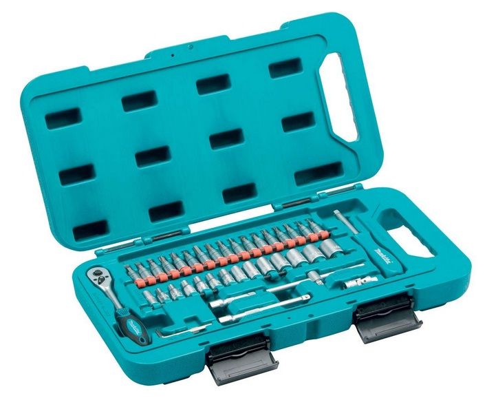 Makita P 90283 – Prise de 14 de pouce et cliquet 40 pièces - vue 2