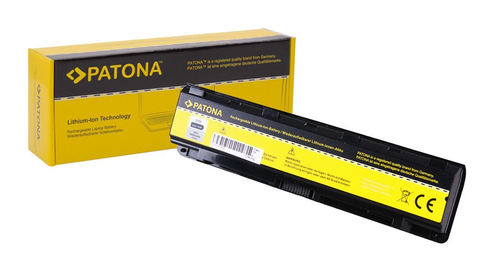 Batterie Li-Ion 10.8V 4400 mAh haut de gamme pour PC portable Toshiba Satellite Pro C845 de marque Patona®