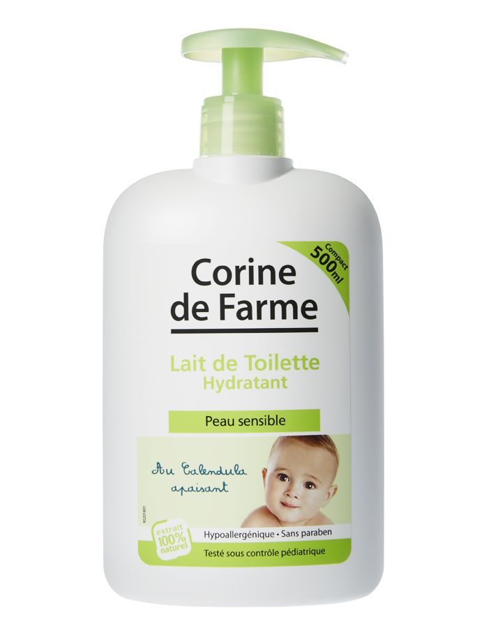 Corine de Farme Lait de Toilette Hydratant au Calendula Apaisant 500 ml 1 Unité Lot de 1 - vue 8