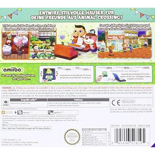 Nintendo 3DS Animal Crossing: Happy Home Designer Import Allemand